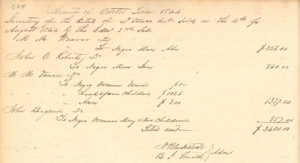 Slavery in the Reems Creek Valley NC Historic Sites